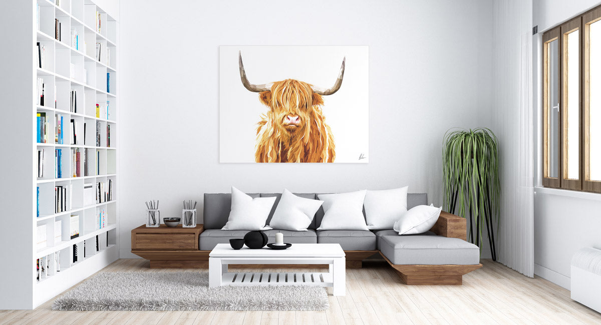 Highland Cow Canvas