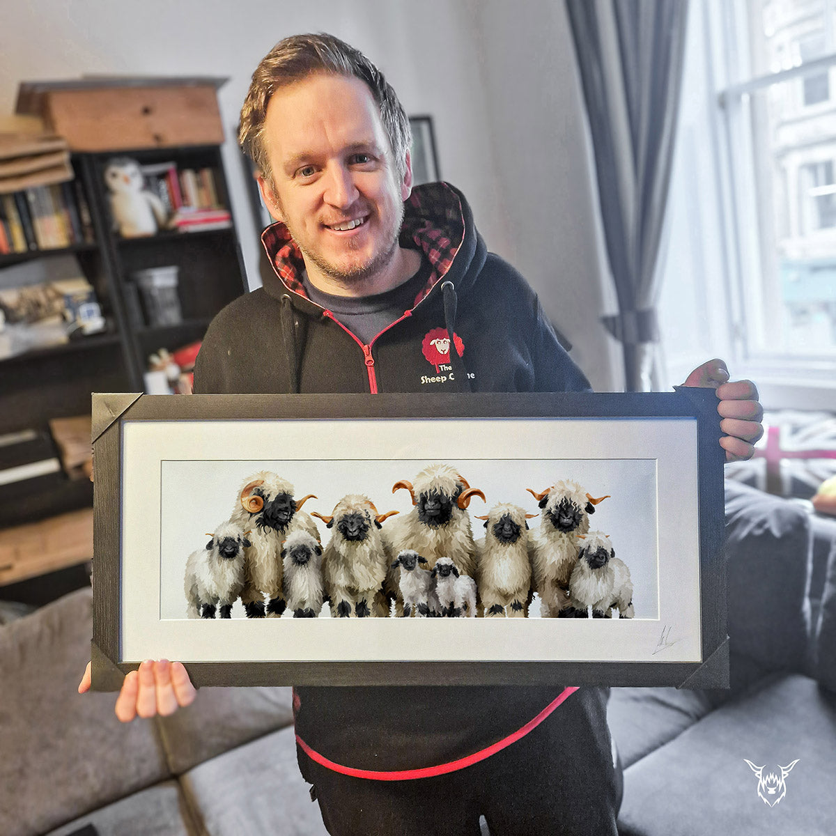 Valais Blacknose with Frame