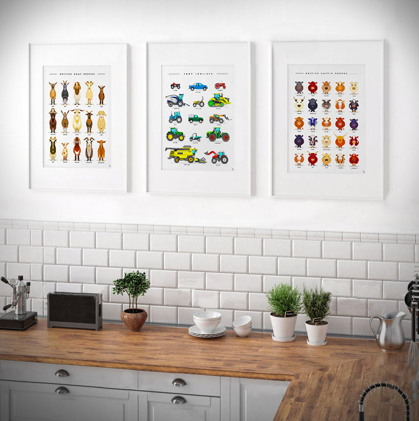 goat breeds print
