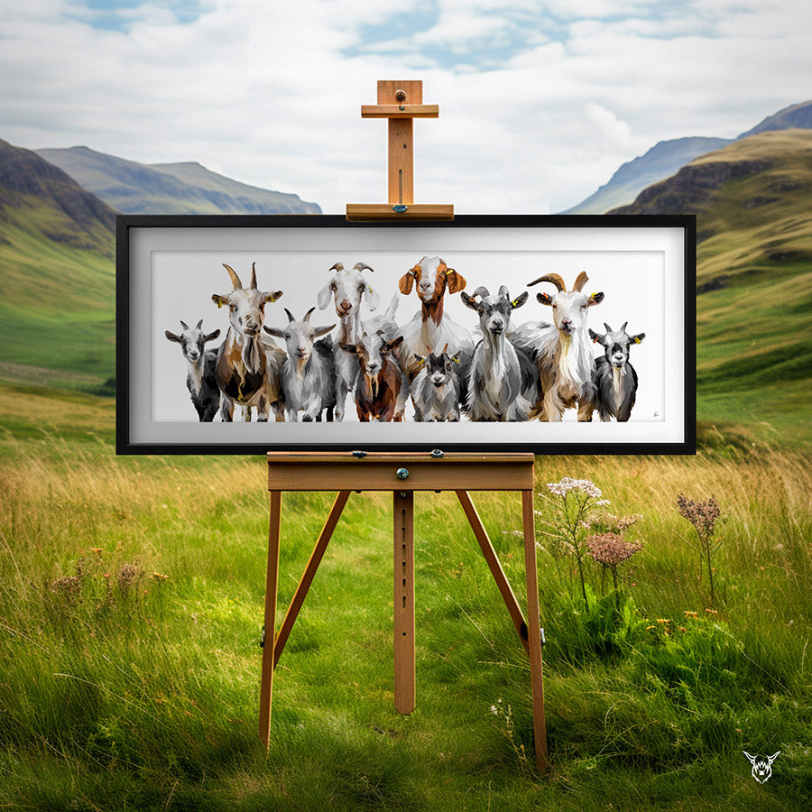 The Dalscone Goats with Frame