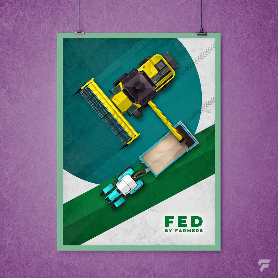 FED Print - Combine Harvester