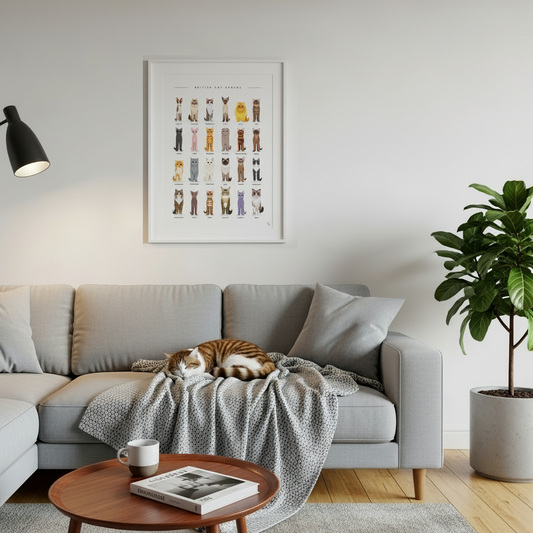 Cat Breeds Print
