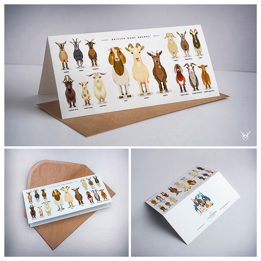 Farm Animal Greetings Cards Pack