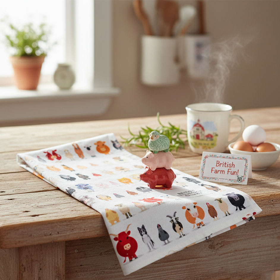 Farm Animal Hand Towel
