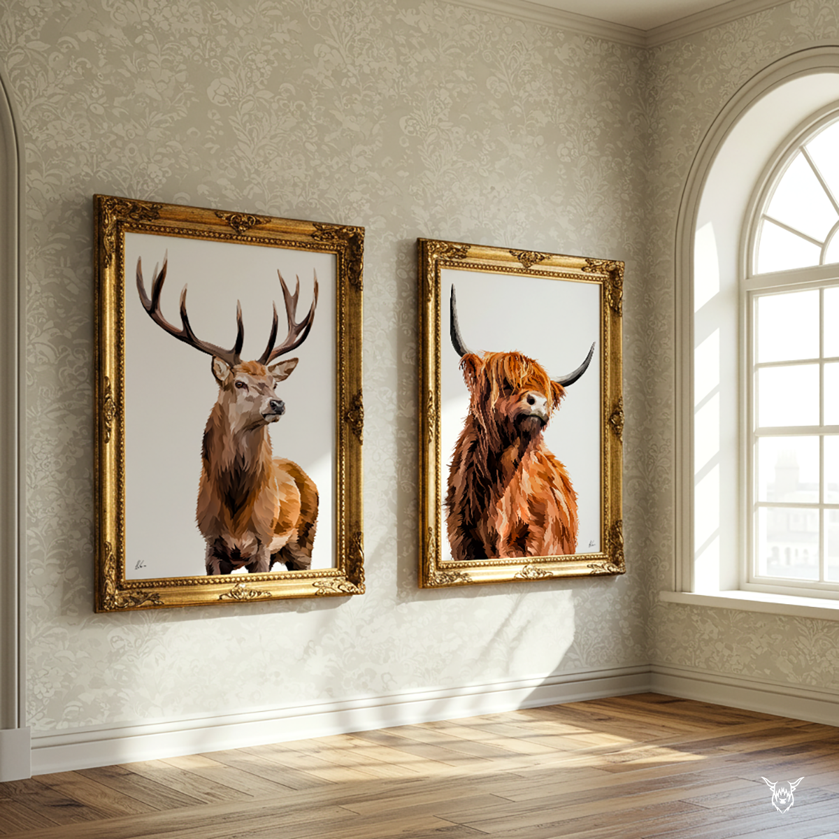 Highland Cow Portrait