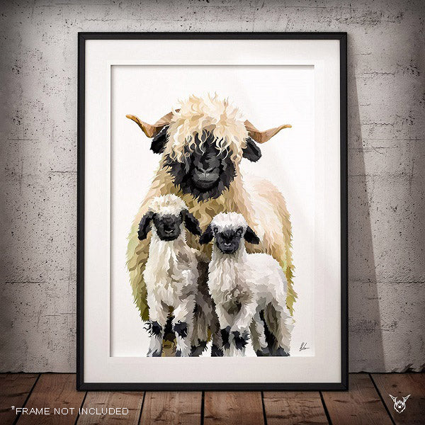 Valais Blacknose & Lambs