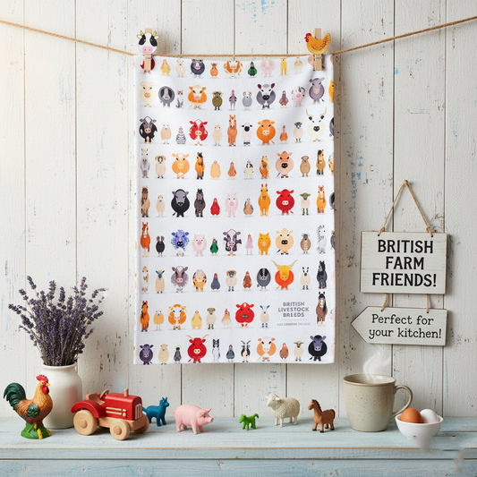 Farm Animal Hand Towel