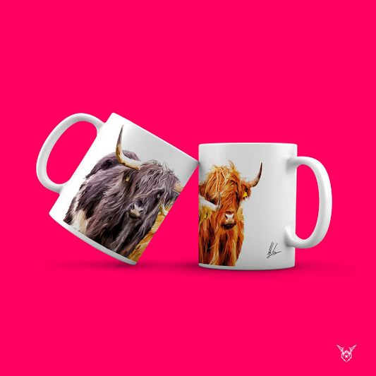 Highland Cow Trio Mug