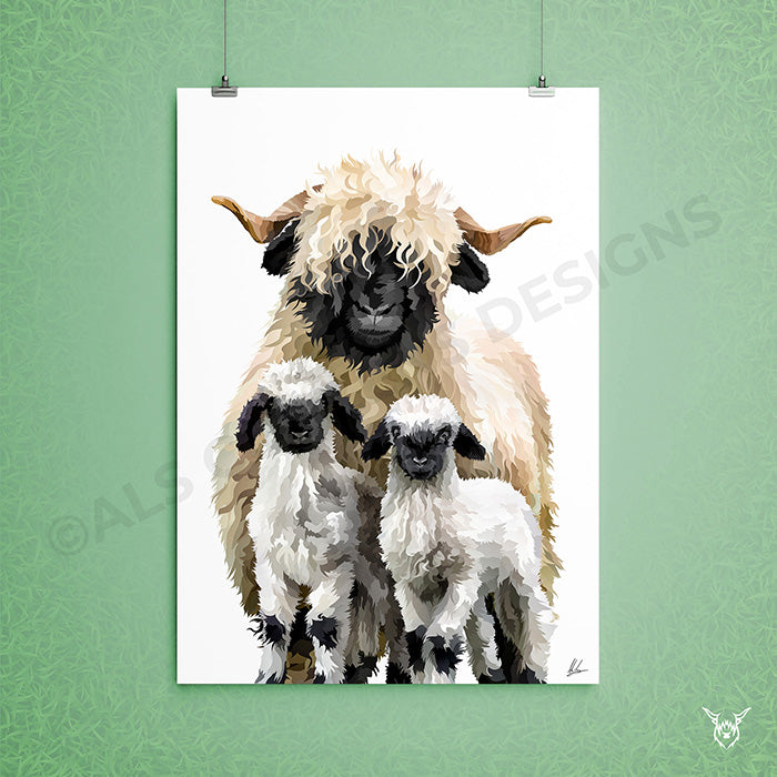 Valais Blacknose & Lambs