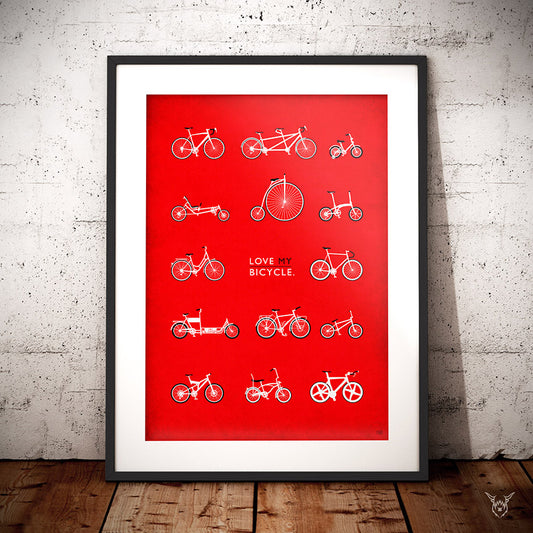 Bike art print