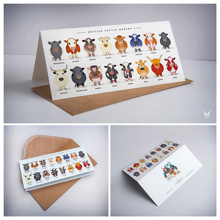 cow greeting card