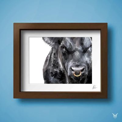 Aberdeen Angus Painting